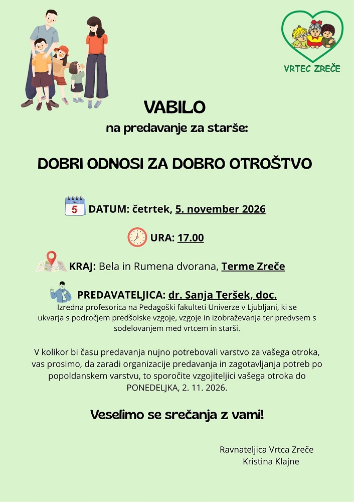 Predavanje za starše5.11.2026